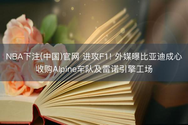 NBA下注(中国)官网 进攻F1! 外媒曝比亚迪成心收购Alpine车队及雷诺引擎工场