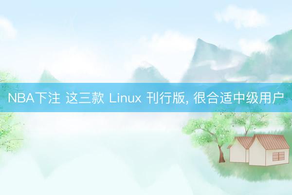 NBA下注 这三款 Linux 刊行版， 很合适中级用户