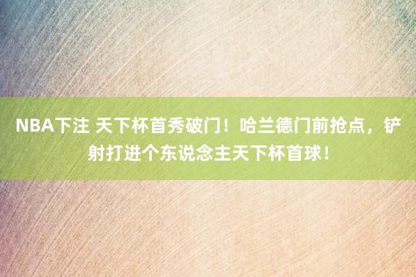 NBA下注 天下杯首秀破门！哈兰德门前抢点，铲射打进个东说念主天下杯首球！